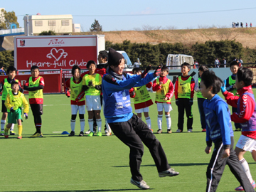 『JCOMさいたま少年少女サッカー教室』に池田と和