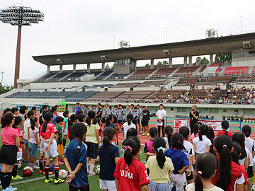 『第6回-めざせなでしこ女子サッカー教室』