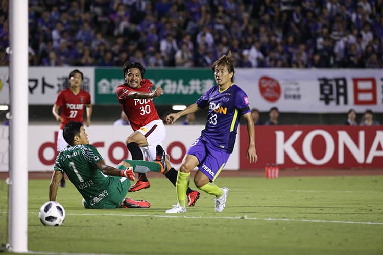 7/28｜第18節 vs 広島(AWAY) 1点目