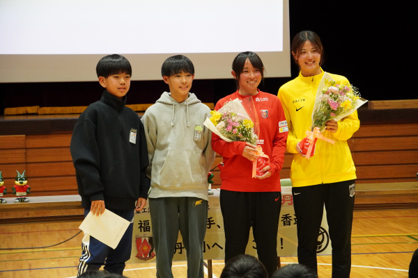 【活動報告】福田、丹野2選手が出身小学校で授業を実施