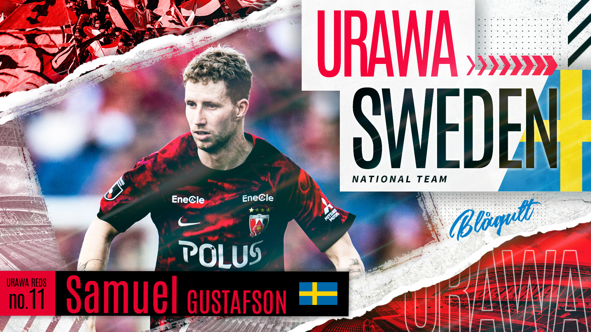 Announcement of selection of Samuel Gustafson to represent Sweden