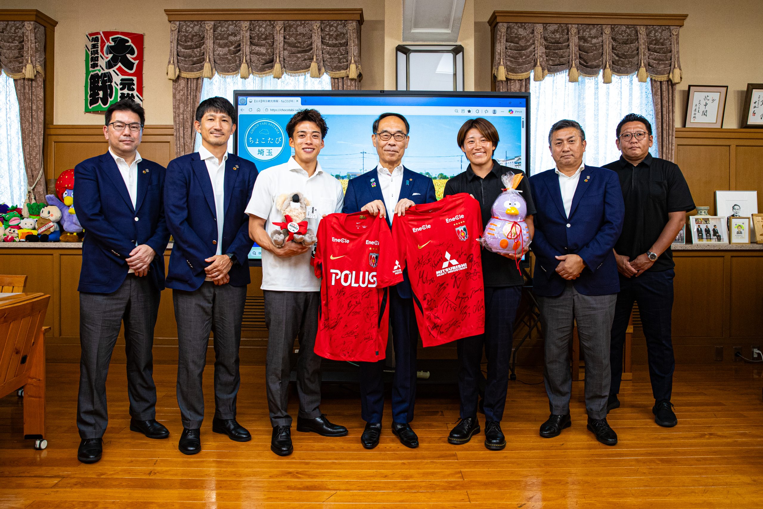 2026/27シーズン開幕に向けて埼玉県庁と埼玉県議会を表敬訪問